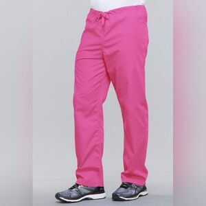 Cherokee Unisex Medium Pink 3 Pocket Cargo Adjustable Drawstring Pants